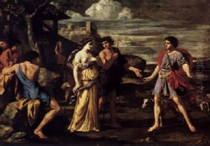 Rachel And Jacob by Giacinto Gimignani