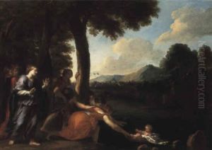 The Finding Of Moses by Giacinto Gimignani