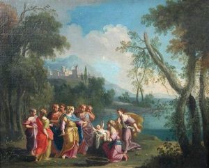 The Finding Of Moses by Ludovico Gimignani