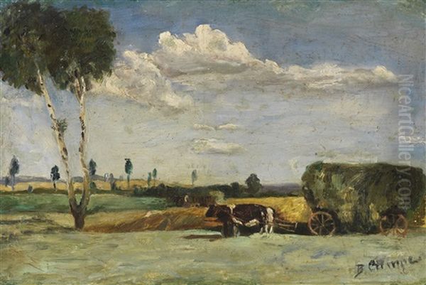 Kleine Landschaft Mit Heuwagen - view 1