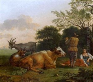 Bergers Et Troupeau by Bruno Gimpel