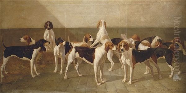 Hounds In A Kennel - view 1
