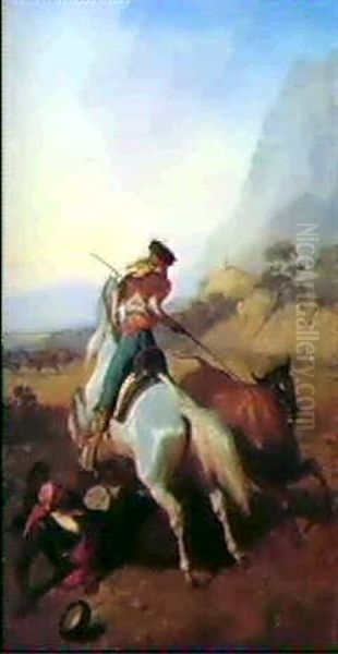 A Bull Hunt - view 1