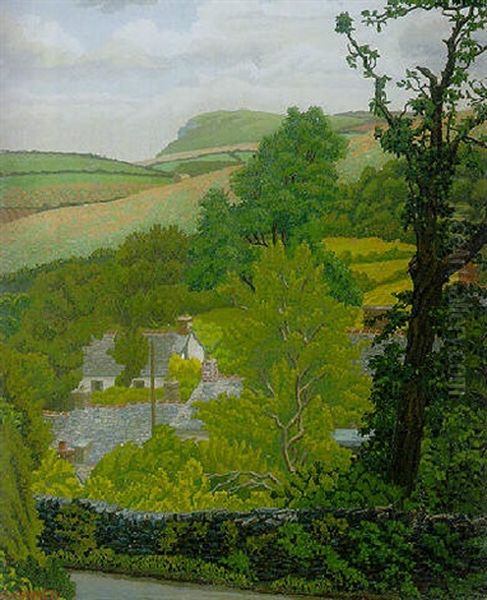 A Cornish Lane - view 1