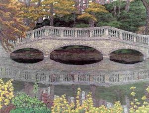 Kenwood Pond, Autumn by Charles Ginner