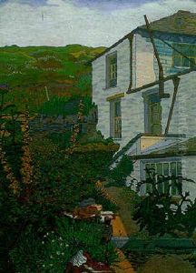 Penally Cottage, Boscastle by Charles Ginner