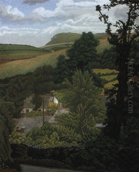 A Cornish Lane - view 1