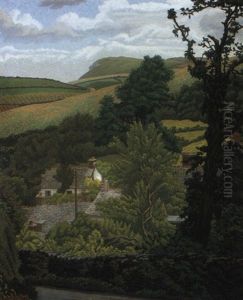 A Cornish Lane by Charles Ginner