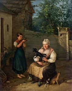 Besuch Bei Der Grosmutter by Josef Ginovsky