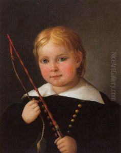 Portrait Eines Knaben Mit Peitsche