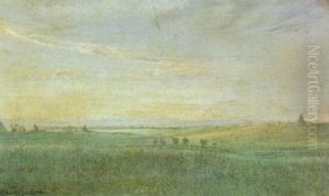 Paesaggio Della Campagna Romana by Edoardo Gioja