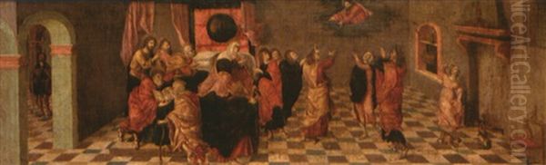 L'apparizione Di Cristo Alla Vergine E Agli Apostoli - view 1