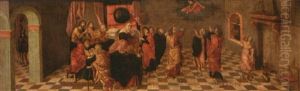 L'apparizione Di Cristo Alla Vergine E Agli Apostoli by Niccolo II Giolfino