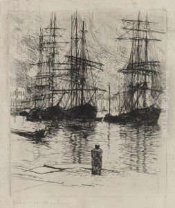 Three Ships by Otto (Henry) Bacher