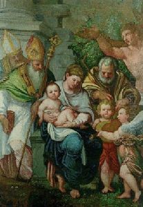 La Sainte Famille by Niccolo II Giolfino