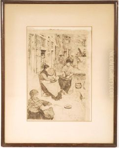 Lacemakers, 
Venice by Otto (Henry) Bacher