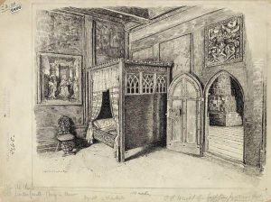 Interior Of The Royal Residence by Otto (Henry) Bacher