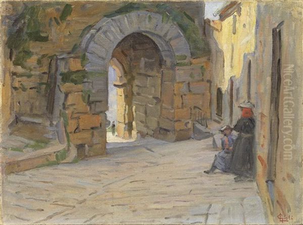 Porta All'arco, Volterra - view 1