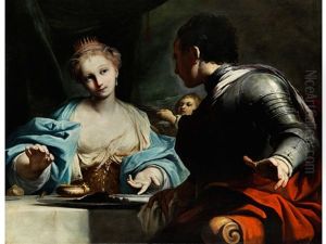 Gastmahl Von Antonius Und Kleopatra by Antonio Gionima