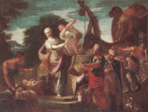 Rebecca At The Well by Antonio Gionima