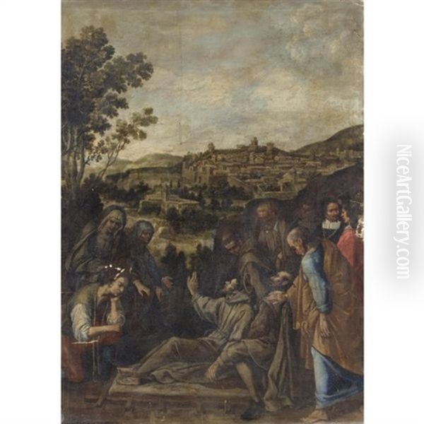Morte Di San Francesco, Sullo Sfondo Veduta Di Assisi - view 1