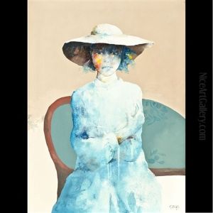 Ragazza Sul Divano by Giuseppe Giorgi