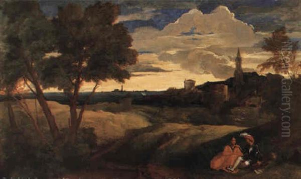 Landscape With A Pair Of Lovers - view 1