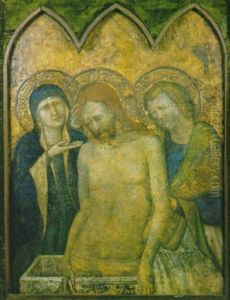 La Pieta by (Giovanni di Jacopo di Guido da Giovanni da Milano