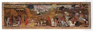 The Battle Of Issus And The Family Of Darius Before Alexander by Giovanni di ser Giovanni Guidi (see Scheggia)