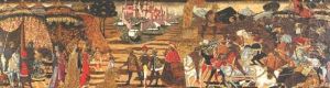 The Battle Of Issus And The Family Of Darius Before Alexander by Giovanni di ser Giovanni Guidi (see Scheggia)