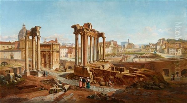 The Forum Romanum by Vincenzo Giovannini