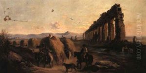In The Roman Compagna by Vincenzo Giovannini