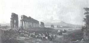 Roman Landscape With Aqueduct