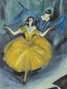 Dancers by Charles (Felix) Gir