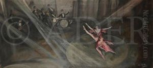 Scene De Music-hall by Charles (Felix) Gir