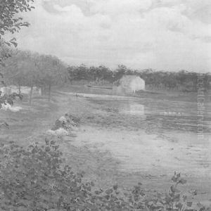 Fluslandschaft by Leon Giran-Max