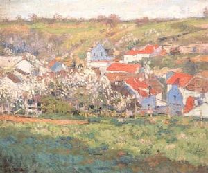 Les Pommiers En Fleurs, A Neuville-sur-oise by Leon Giran-Max