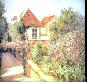Maison Fleurie A Neuville by Leon Giran-Max