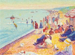 Szene Am Meer by Albert Girard