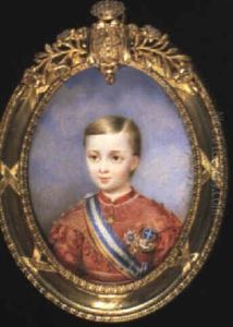 Don Alfonso, Prince Of The Asturias by Ernest Joseph Girard