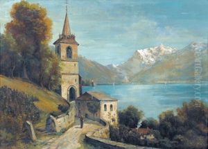 Saint-vincent In Montreux Mit Schloss Chillon