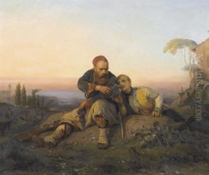 Soldaten Nach Der Schlacht Von Solferino
