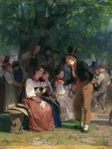 Le Bal Champetre (the Outdoor Ball) by Edouard-Henri Girardet