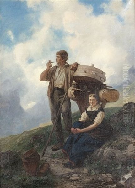 Bergbauern Auf Der Rast - view 1