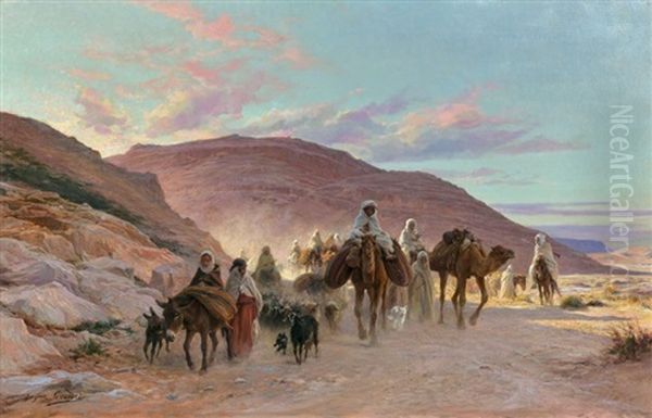 Une Caravane Dans Le Desert - view 1