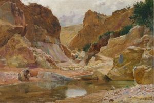 Bedouin Au Bord De L'eau
