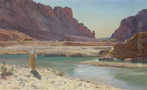 The Passing Caravan by Eugene Alexis Girardet