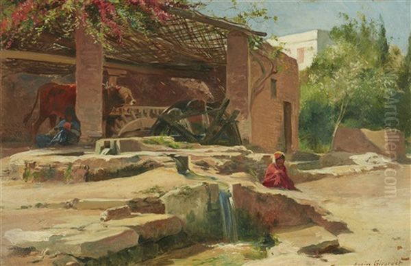 Sakkieh Dans Un Jardin D'egypte - view 1
