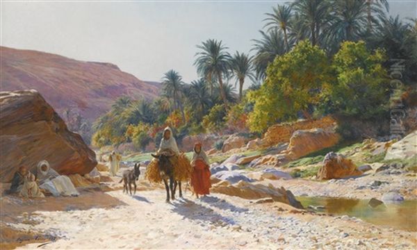 The Wadi At Bou Saada - view 1