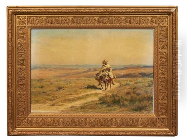 Le Joueur De Cithare Sur Sa Mule - view 1
